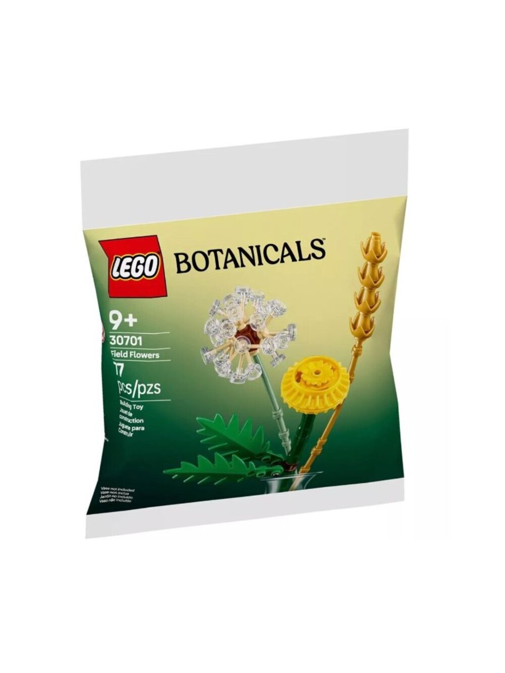 LEGO Botanicals Field Flowers Building Kit 30701 Creativity 77 Pcs Ages 9+